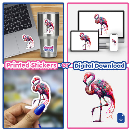 Psychedelic Flamingo