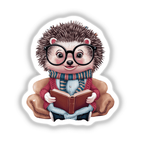 Hedgehog Reading a Book