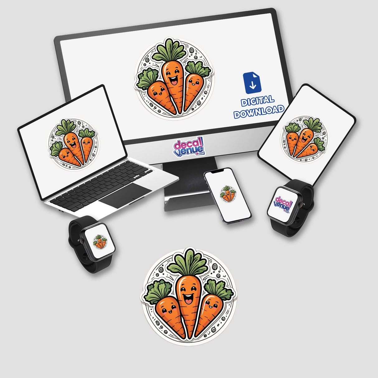 Happy carrots