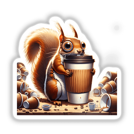 Fueled By Caffeine Squirrel