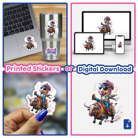 Horse Cowboy Riding Mechanical Bull