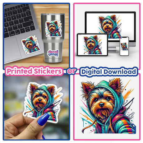 Yorkshire Terrier Hoodie Urban Vibes