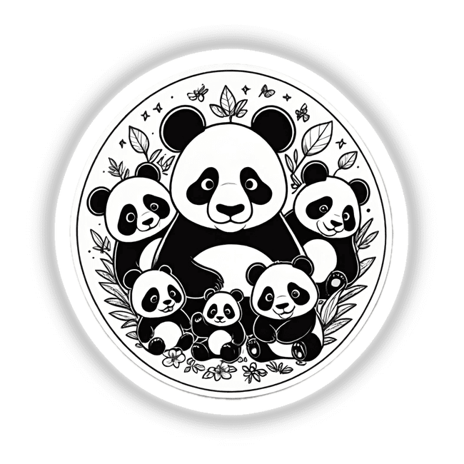 Panda family