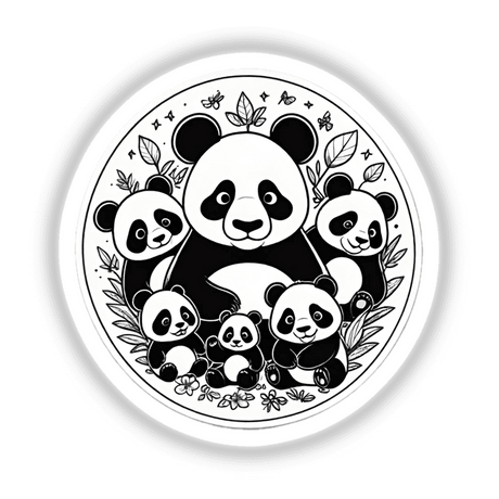 Panda family