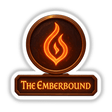 The Emberbound – RPG-Style Skill Badge (Bronze Flame Rune Emblem) features a detailed flame rune design, ideal as a vinyl sticker or digital art, exemplifying Decal Venue's unique offerings.