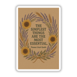 Simplest Things Quote Sticker or Clipart with Commercial Rights - Thomas Lloyd Qualls Rustic Design features a minimalist, rustic style, perfect as a vinyl sticker or digital artwork for versatile use.
