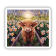 Highland Cow Daffodil Garden
