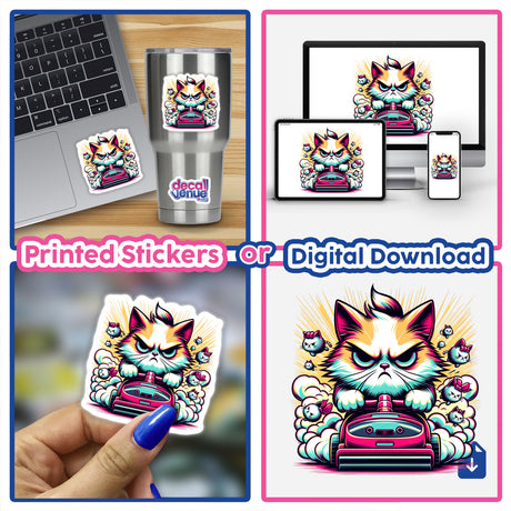 Grumpy Cat Vacuum Conquest