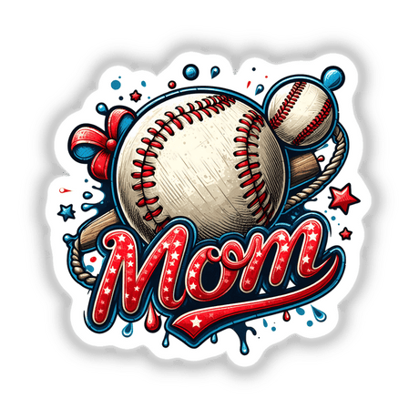 Baseball Mom Splatter
