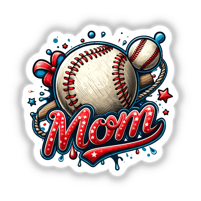 Baseball Mom Splatter