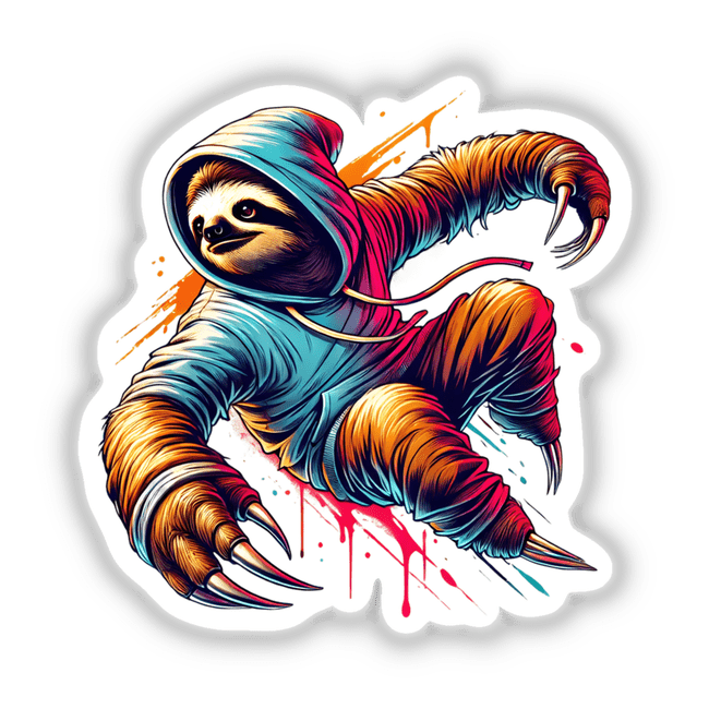 Sloth Hoodie Urban Vibes