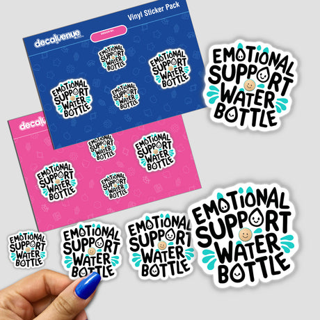 Emotional Support Water Bottle - Funny