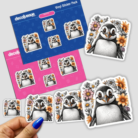 Penguin Portrait Floral Accents PA30