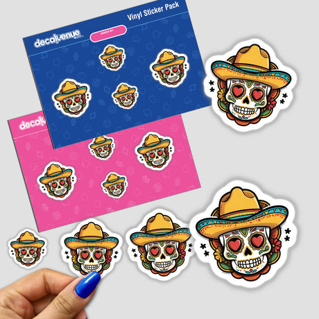 Cinco de mayo skull with hat