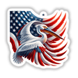 Patriotic Pelican American Flag Stars Stripes