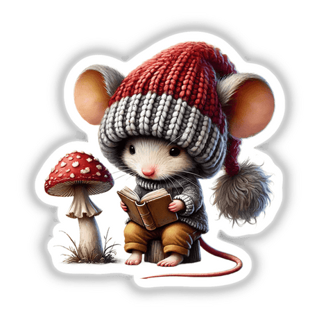 Mouse Gnome Reading Book