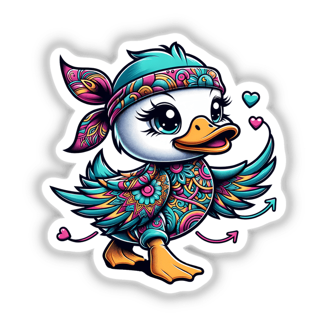 Cute Psychedelic Duck