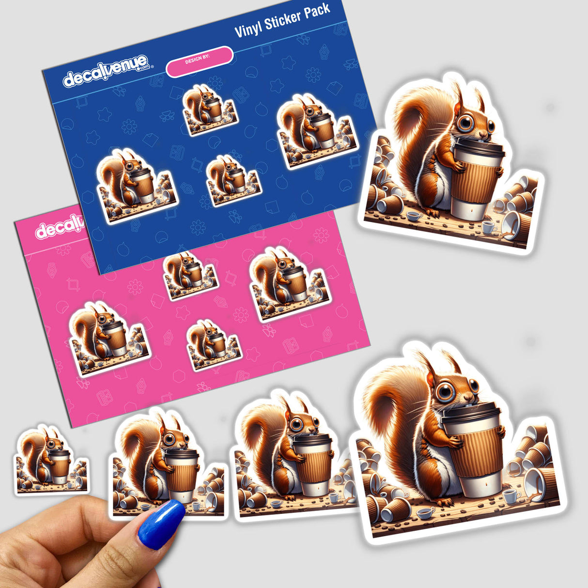 Fueled By Caffeine Squirrel