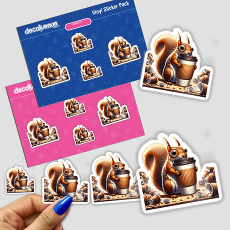 Fueled By Caffeine Squirrel