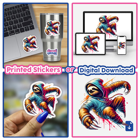 Sloth Hoodie Urban Vibes