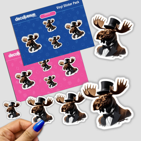 Majestic Moose Dapper in Top Hat