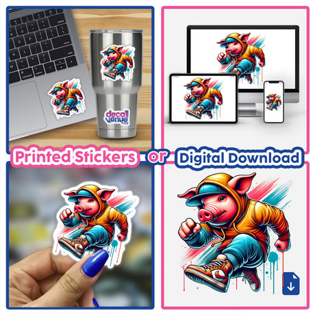 Pig Hoodie Urban Vibes