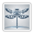 Diamond Dragonfly: An intricately designed dragonfly made of diamonds, available as stickers or digital artwork.