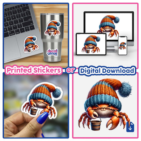 Crab Gnome with Bucket