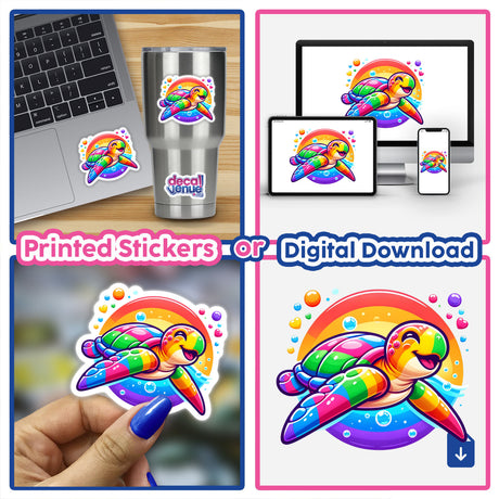 Sea Turtle Rainbow Pride