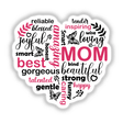 Mother's Day Words of Kindness Word Art