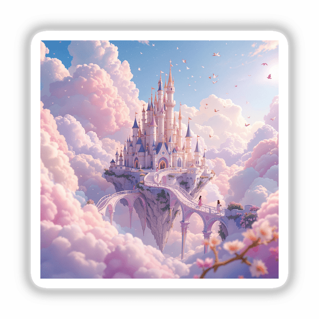 Floating Castle in the Pastel Skies