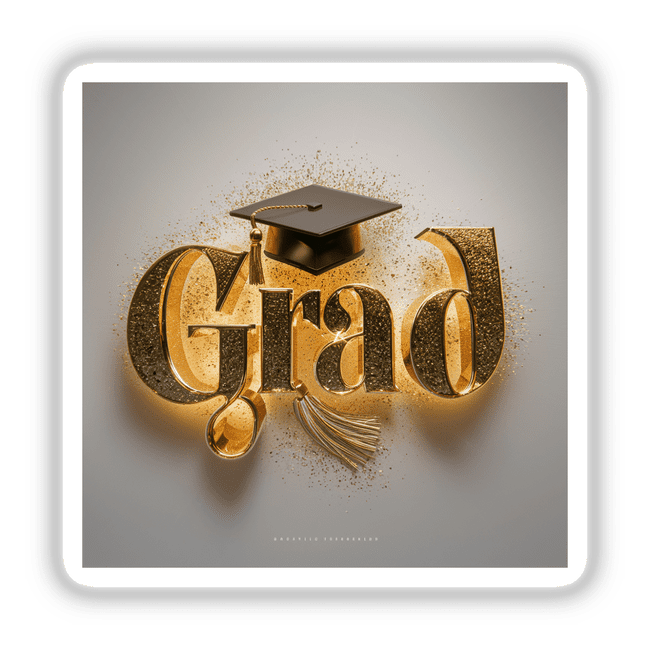 Gold Graduation Cap