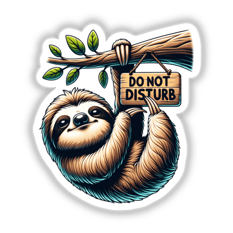 Cute Sloth Do Not Disturb Sign