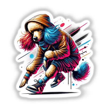 Poodle Dog Hoodie Urban Vibes