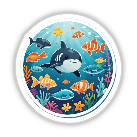 Sea life aquatic animals