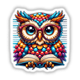 Owl With Reading Glasses Open Book