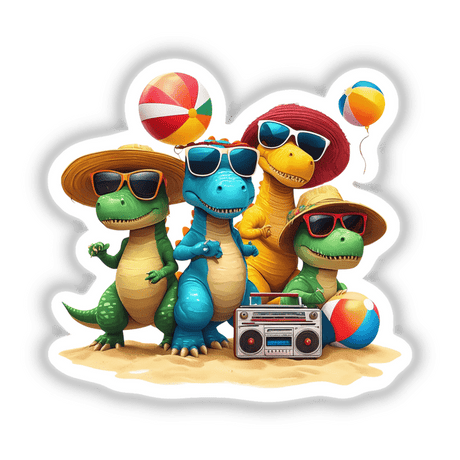 Dinosaur Summer Beach Party