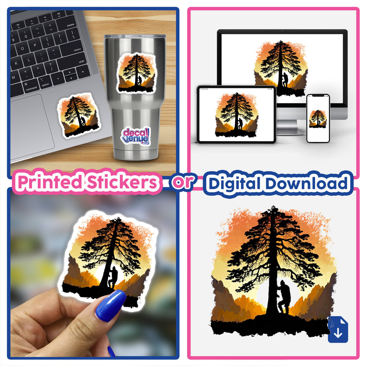 Sasquatch and tree
