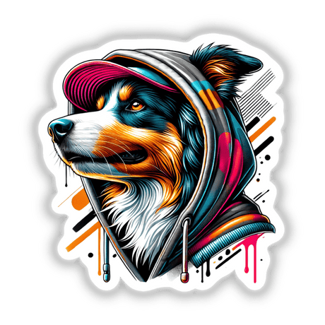 Australian Shepherd Dog Hoodie Urban Vibes