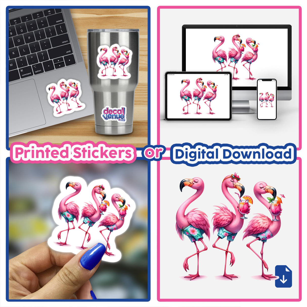 Flamingo Ready for Beach Birds II