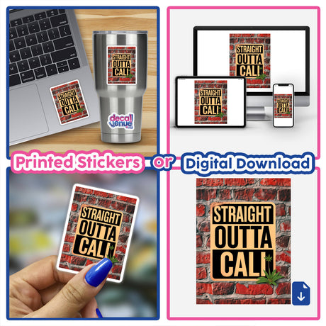 a set of four stickers with the words straight out a call on them