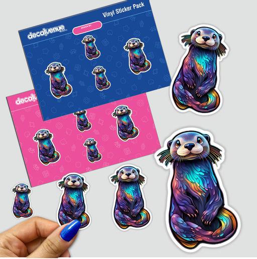 Cute Colorful Otter