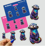 Cute Colorful Otter