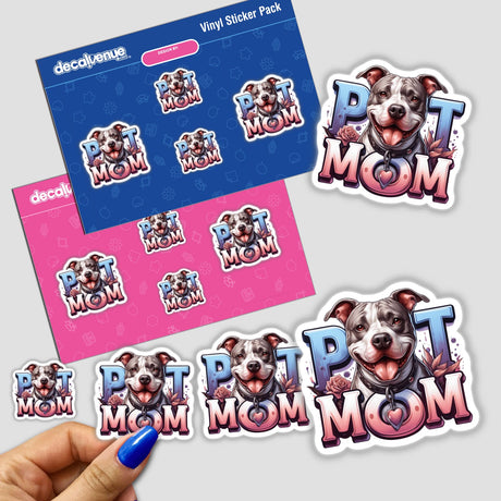 Pit Mom Happy Pitbull Dog