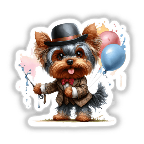 Yorkie the Entertainer Dog