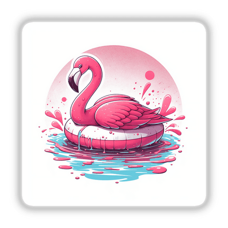 Flamingo Bird on a Float