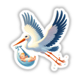 Stork and Baby Boy