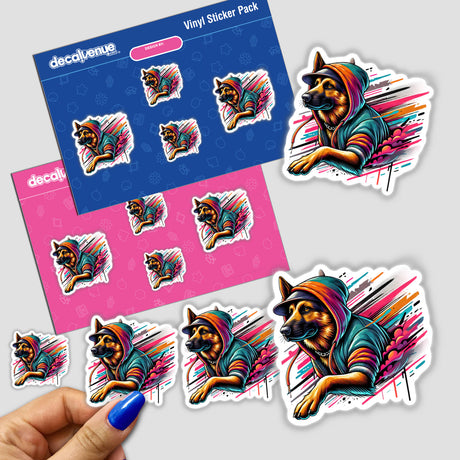 German Shepherd Dog Hoodie Urban Vibes