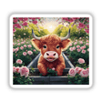 Highland Cow Rose Garden