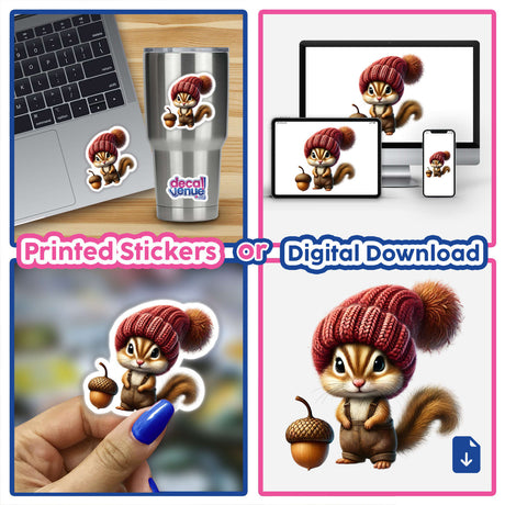 Chipmunk Gnome with Acorn